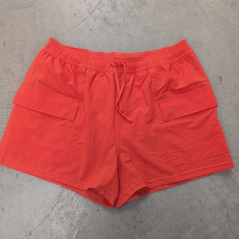 Charlie Vibrant Orange Swim Shorts, Medium